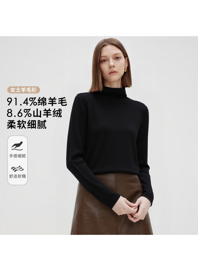 Fapai Warm, Comfortable, Slim-fitting, Versatile, Fashionable Turtleneck Wool Sweater - Image 2