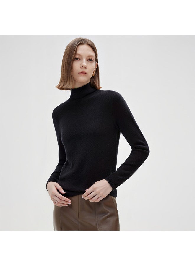 Fapai Warm, Comfortable, Slim-fitting, Versatile, Fashionable Turtleneck Wool Sweater - Image 3