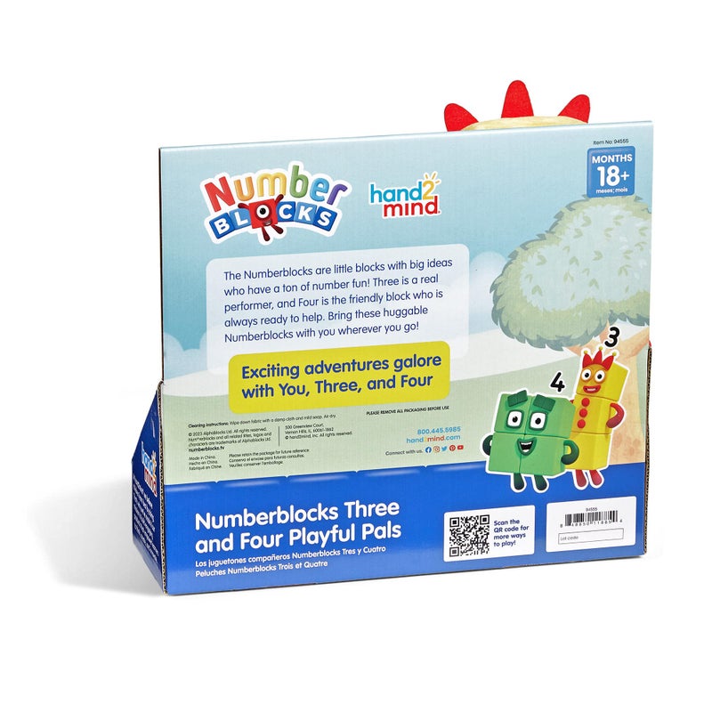 hand2mind NUMBERBLOCKS 3 & 4 PLAYFUL PALS - Image 3