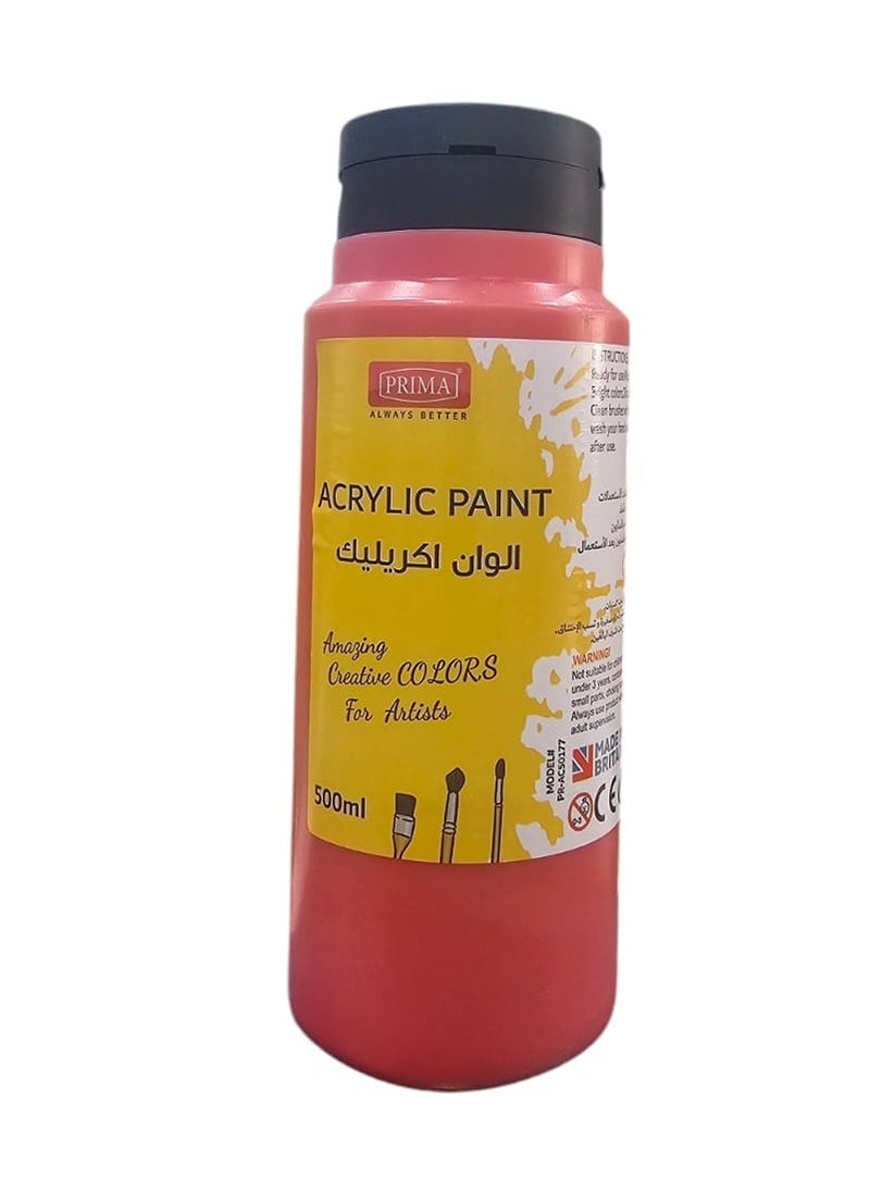 بريما طلاء أكريليك ألوان إبداعية للفنانين 500 مل - Image 1