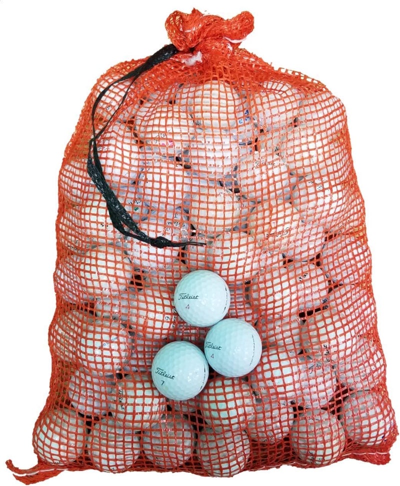 Titleist Pro V1/Pro V1X Assorted Models Recycled B/C Grade Golf Balls in Onion Mesh Bag (72-Piece), White - Image 1