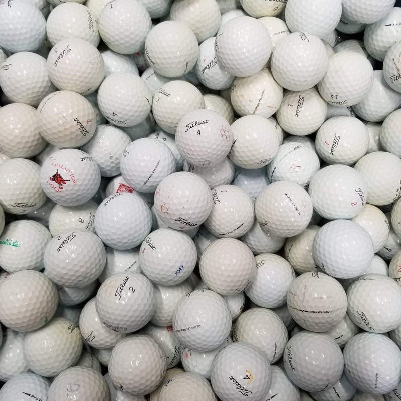 Titleist Pro V1/Pro V1X Assorted Models Recycled B/C Grade Golf Balls in Onion Mesh Bag (72-Piece), White - Image 2