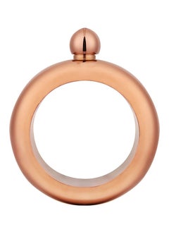 NIBEMINENT Portable Bracelet Stainless Steel Bangle Wine Pot Flask Rose Gold 12x4x12centimeter 