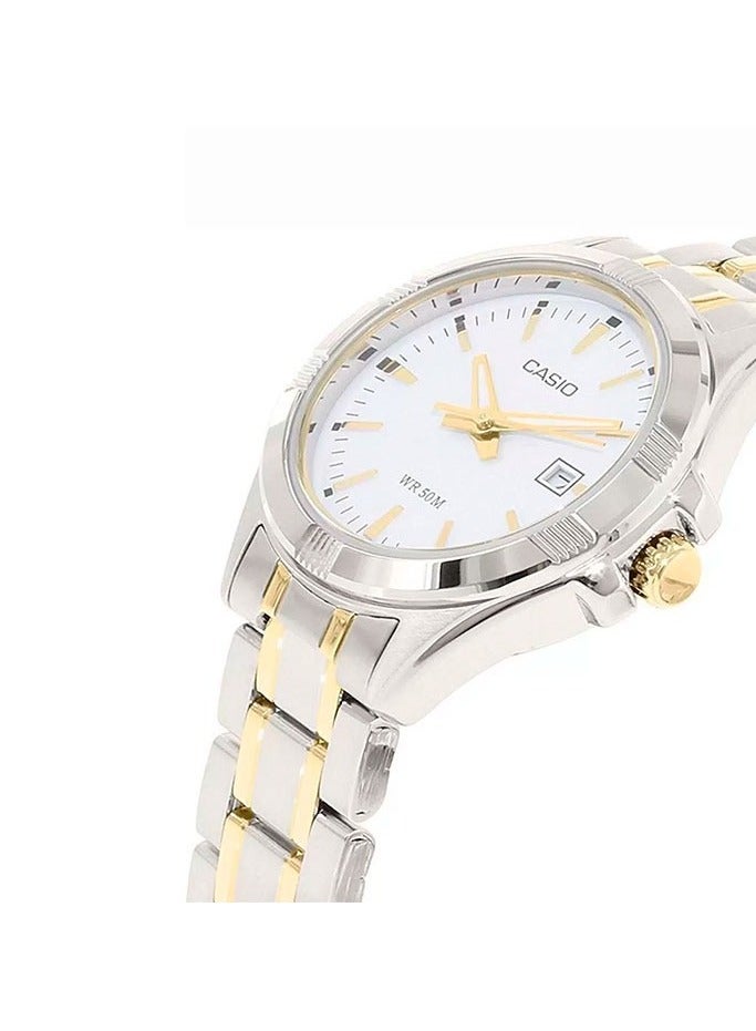 CASIO MTP-1308SG-7A – Two-Tone Stainless Steel Analog Watch with Date Display - Image 5