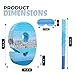 Birchio Number 9 Pinata Bundle with a Blindfold and Bat162 x 114 x 4 Inches Perfect for Boys and Girls Birthday Party Supplies Blue Theme Birthday Decoration - Image 4