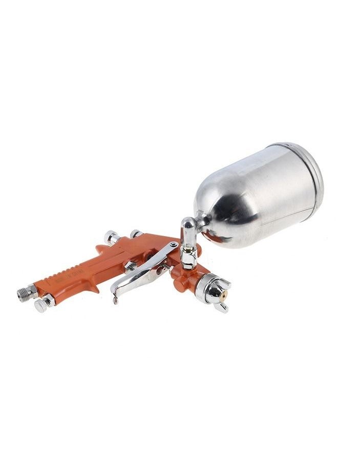 BMB tools Aluminium Air Spray Gun Gravity Feed Regulator for Auto Paint Primer Craft Point Art Drawing, Silver  - Image 2