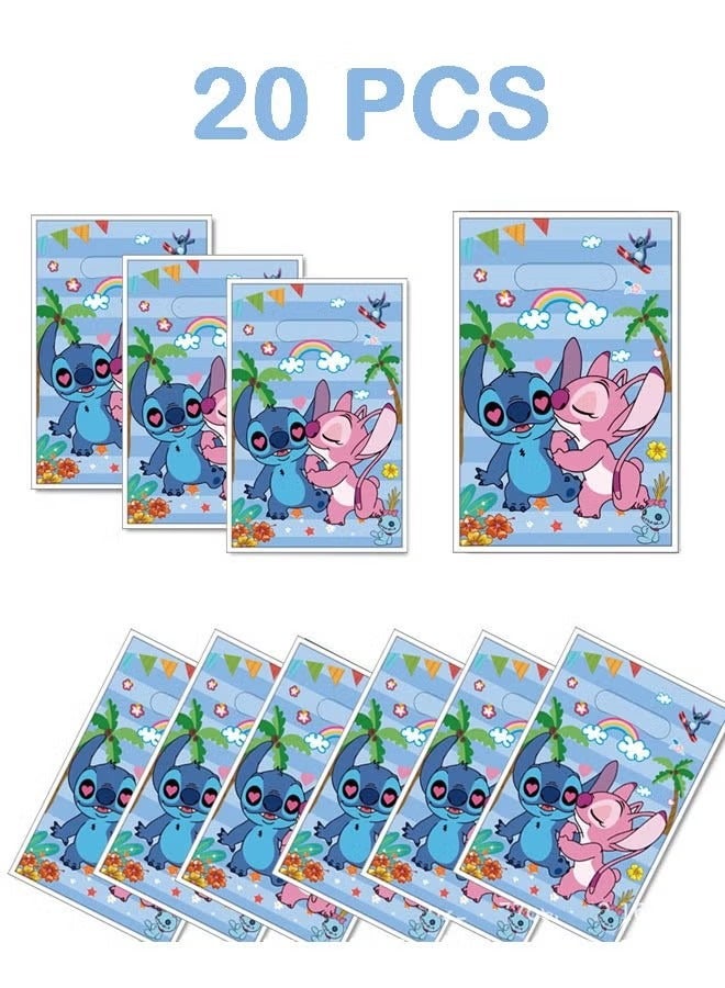 جيماتور 20 PCS STICK STITCH FARRIDIAL SUPPIES ، أكياس حلوى الكرتون ، حقائب حمل ، أكياس هدايا الأطفال ، زينة حفلة عيد ميلاد للبالغين - Image 1
