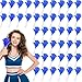 Junkin 100 Pcs Hand Clappers Bulk 7 5 x 3 5 Inches Noise Makers Party Favors Clapping Noise Maker Clacker for Birthdays Game Prizes Rewards Football Sporting Events Cheers Supplies Blue White - Image 2