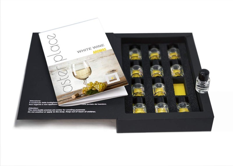 TASTERPLACE AROMA SET  12 White wine aromas  for sommeliers and wine lovers  train your nose  tasting tool