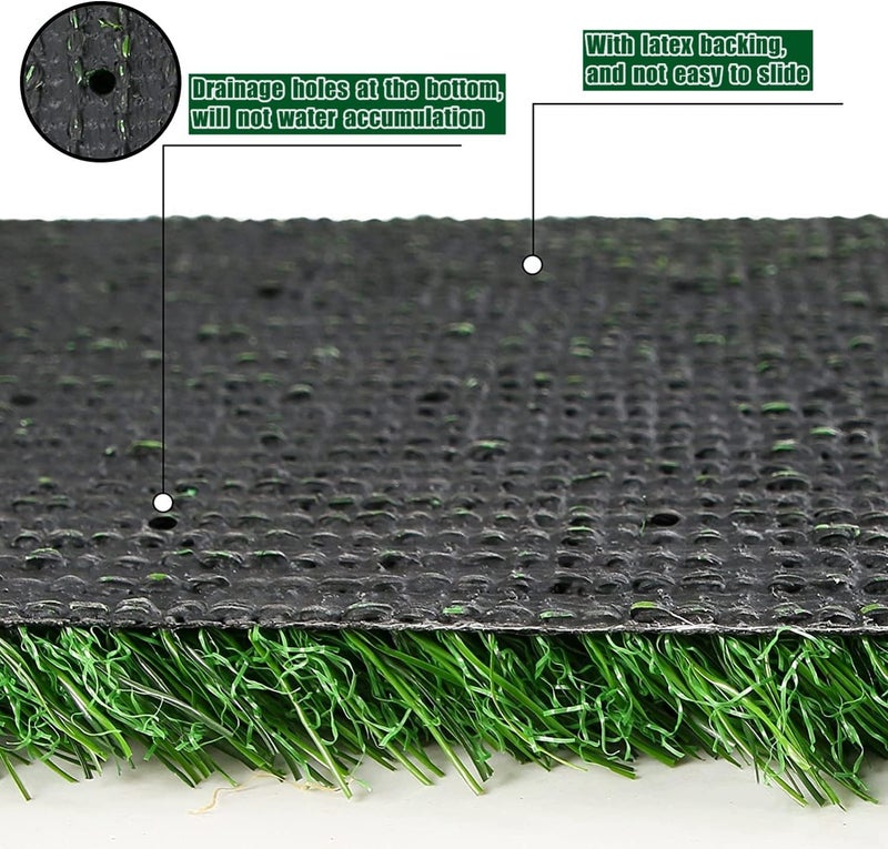 KAHEIGN Table Runner Artificial Grass Table Cloth 36 cm x 122 cm Artificial Grass Table Runner Easter Table Cloth Artificial Grass Table Mat for Football Party, Wedding, Birthday, Banquet, Garden - Image 3