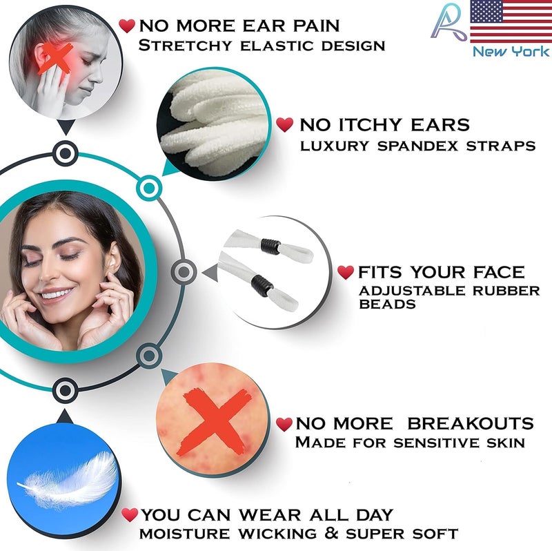 Arcarius Breathable Sports Face Mask – Moisture Wicking Gym & Travel Fit (3-Pack) - Image 5