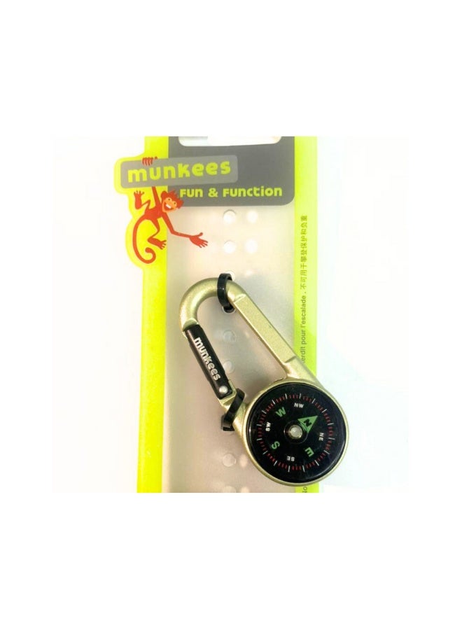 Munkees CARABINER COMPASS WITH THERMOMETER - Image 1