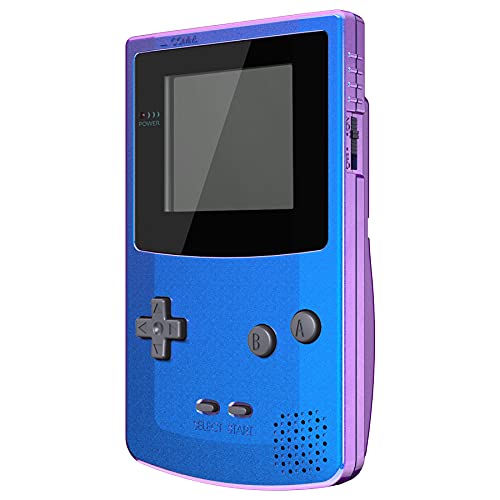 eXtremeRate IPS Ready Upgraded eXtremeRate Chameleon Purple Blue Replacement Shell Full Housing & Black Screen Lens for Gameboy Color – Fit for OSD IPS & Regular IPS & Standard LCD – Console & IPS Screen Without - Image 5
