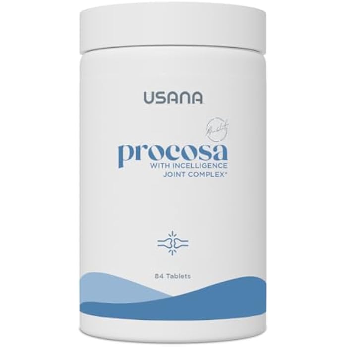 USANA - Procosa with InCelligence - 84 Tablets - 28-Day Supply | Includes Vegetarian Glucosamine HCl, Meriva Curcumin, Vitamin C and Plant-Based Blend With InCelligence For Daily Routine - Image 1