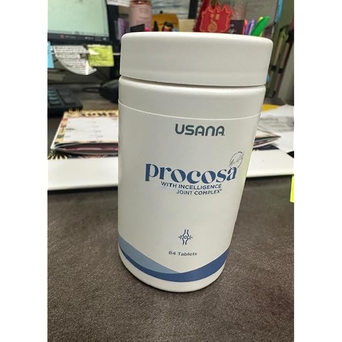USANA - Procosa with InCelligence - 84 Tablets - 28-Day Supply | Includes Vegetarian Glucosamine HCl, Meriva Curcumin, Vitamin C and Plant-Based Blend With InCelligence For Daily Routine - Image 2
