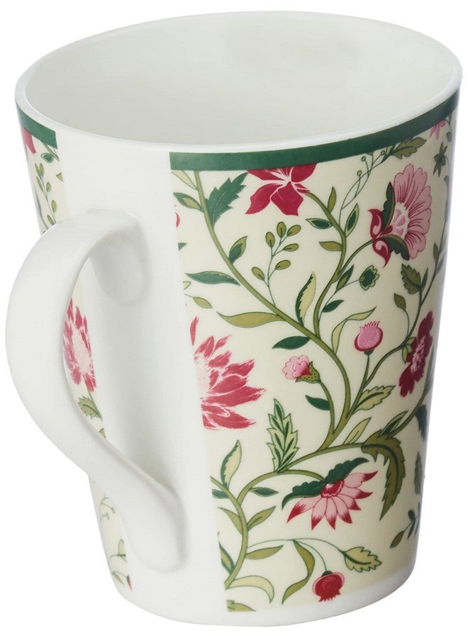 India Circus Floral Ceramic Tea, Milk or Coffee Mugs (Set of 2) 300ml Each, Multicolor, can be Used to Gift to Loved Ones (IC-MM2-CC4) - Image 2