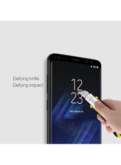 نيلكين Nillkin Amazing 3D CP+ Max واقي شاشة زجاجي مقوى لهاتف سامسونج اس 9 - اسود  - Image 5