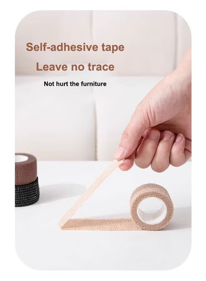 Generic 6 Rolls of 2 m Silent Self-adhesive Tape for Non-slip Protective Foot Pads for Tables and Chairs, Finger Guards and Other Uses  - Image 3