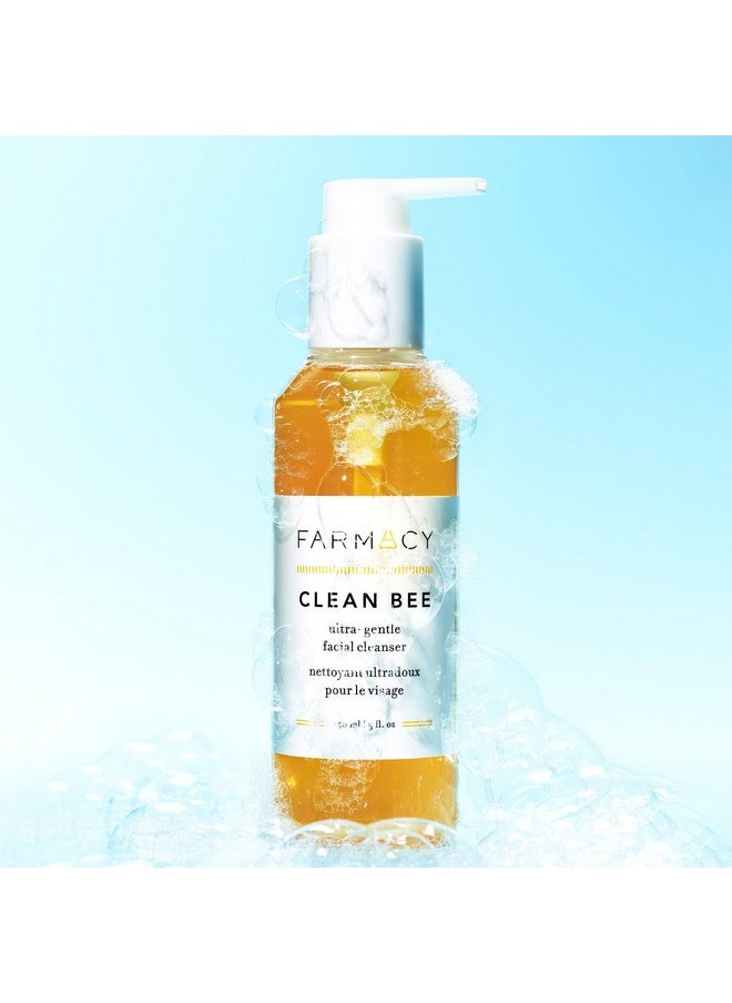 FARMACY - Gentle Face Wash - Clean Bee Facial Cleanser For Sensitive Skin - Daily Face Cleanser Infused With Hyaluronic Acid, Honey + Antioxidants To Remove Excess Oils, Impurities + Makeup (150Ml) - Image 1