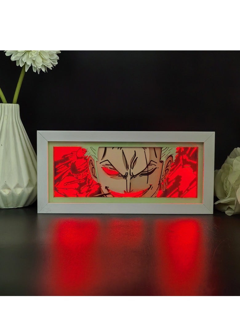 Generic ONE PIECE Paper Cut Sculpture Night Light, Dual Power (AC/Battery), 16 Colors with Brightness Adjustment， Remote Control Over 15m  - Image 4