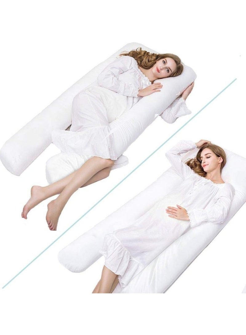 بلومنغ تايم وسادة حمل مريحة ممتازة على شكل حرف U بوليستر أبيض 45x45سنتيمتر  - Image 2