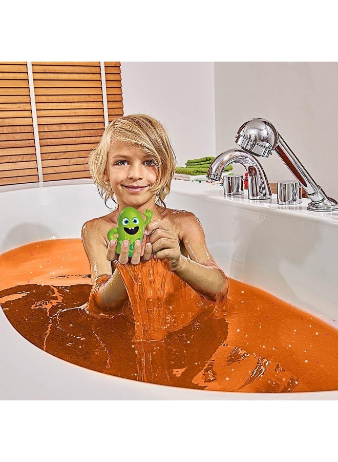 Zimpli Kids Ryan'S World Glitter Slime Baff Orange, 1 Bath Or 4 Play Uses , Magically Turns Water Into Gooey, Colourful Slime, Children'S Sensory & Messy Bath Toy, Birthday Present For Children - Image 4