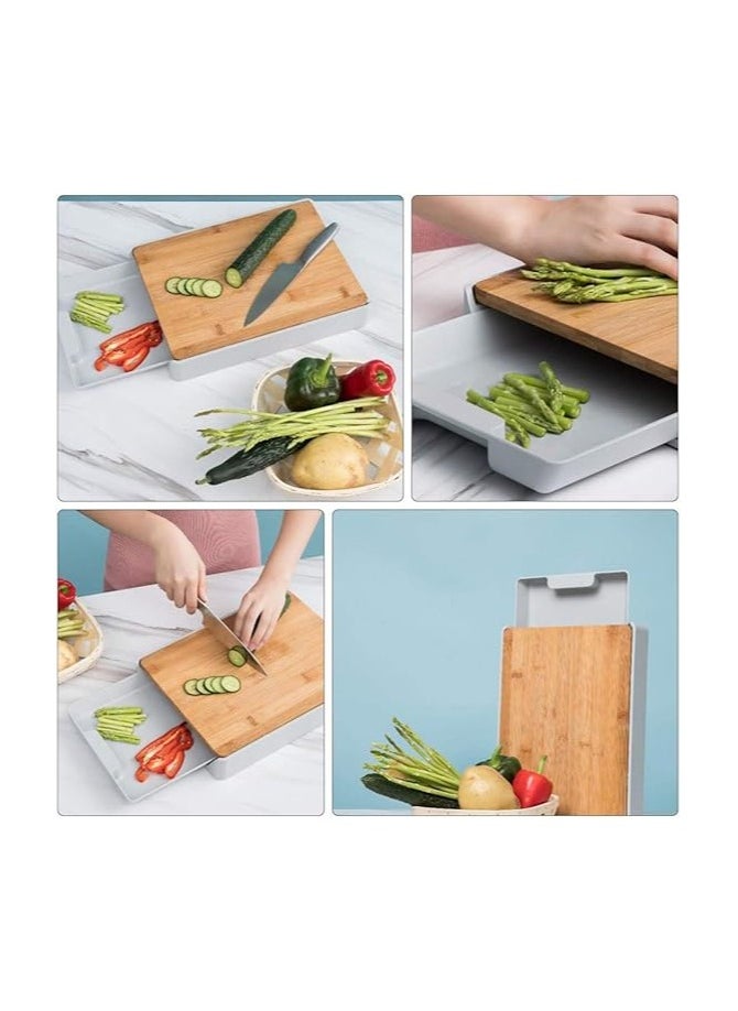 Generic - HEYLF Cutting Board Kitchen Cutting Board Storage Container Slides Out Of Drawer Cutting Board. - Image 1