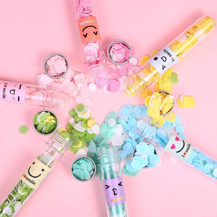 Bittern Set of 4 Paper Soap | Disposable Mini Soap Paper | Scented Soap Bath Flakes | Portable Flower Tube Petals | Tube Shape Bottle Paper Soap For Travelling - Image 3