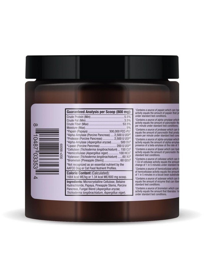 Dr. Mercola Digestive Enzymes for Pets - Dietary Supplement for Cats & Dogs - Contains 5 Enzymes - 5.26 oz - Image 3