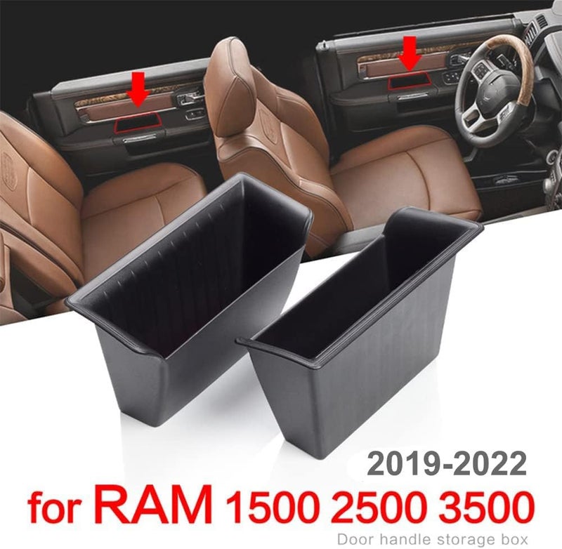Lotcesfun RAM 1500 Door Side Organizer Tray Set - Image 2