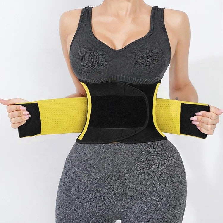 Bluejw Sauna Waist Trimmer Belt for Women Men, Body Shaper Belly Sweat Band, Slimming Waist Trainer Tummy Belt - Image 4