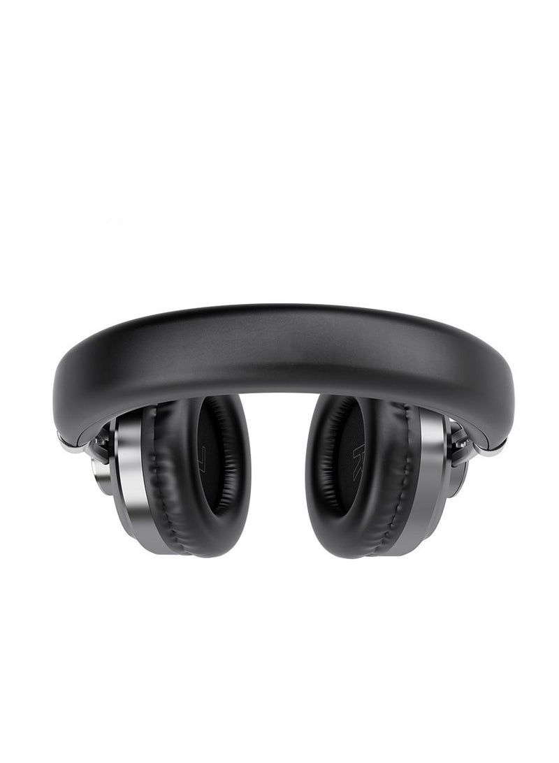 GULFLINK 200mah Folding Wireless Headset Bluetooth Competitive Game Music Sports Plug Cartoon Wireless Headset Grey - Image 3
