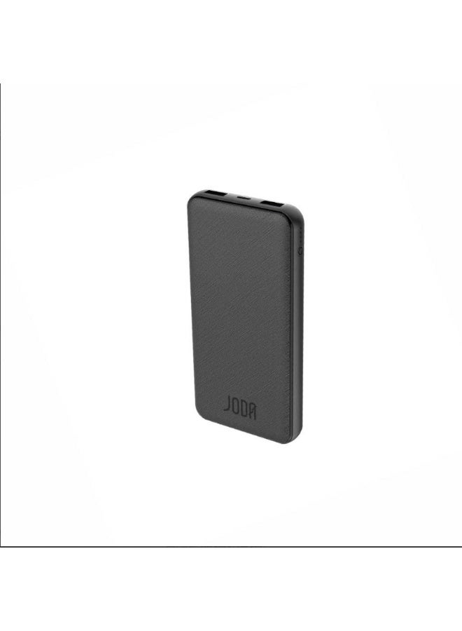 جودا بطارية متنقلة JODA بسعة 10000 ملي امبير بقوة 22.5 واط بمنفذ تايب سي ومنفذين يو اس بي - اسود - Image 1