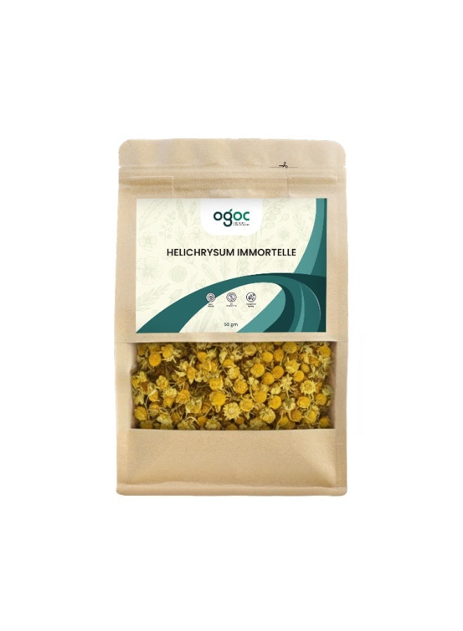 OGOC Helichrysum Immortelle Dried Flowers Natural Aromatic Decorative Floral for Home Fragrance & Potpourri - Image 1