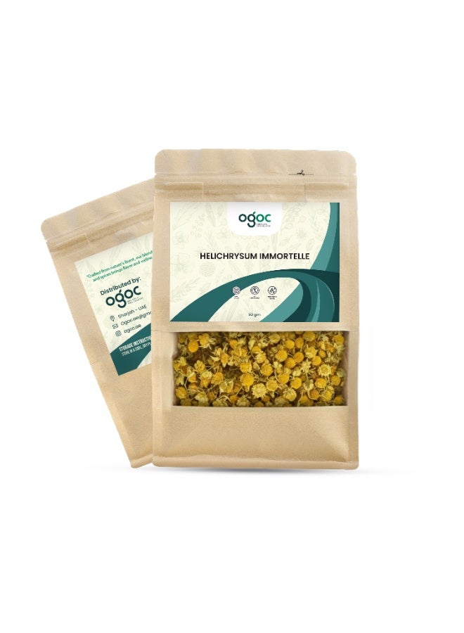 OGOC Helichrysum Immortelle Dried Flowers Natural Aromatic Decorative Floral for Home Fragrance & Potpourri - Image 5