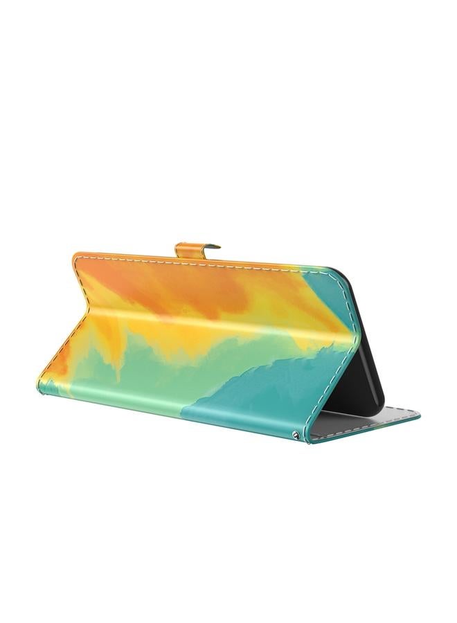 S-TOP Case For Honor X9a Watercolor Pattern Flip Leather Phone Case - Image 5