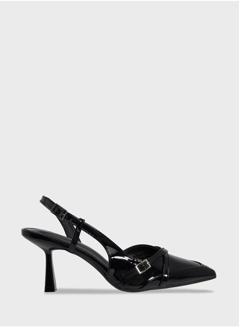 Ginger Sling Back Heeled Pump