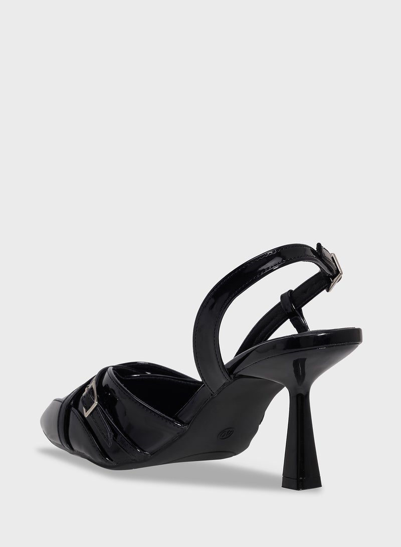Ginger Sling Back Heeled Pump  - Image 3