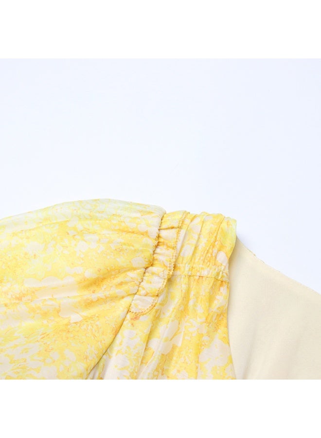 Madam Uniq Tiered Chiffon Dress - Image 4