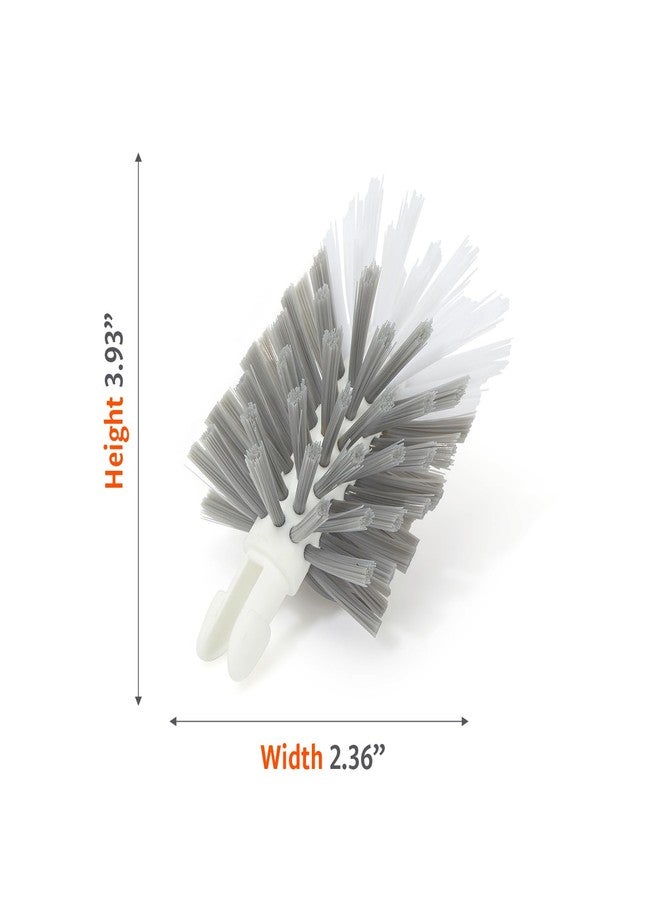 فل سيركل فرشاة تنظيف الزجاجات Full Circle Clean Reach - رأس قابل للاستبدال - لتنظيف عميق لزجاجات المياه، وزجاجات الأطفال، والأكواب - Image 4