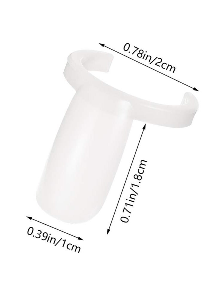 200 Pcs Nail Display Rings for Art Practice Ideal for Beginners and Nail Salons Color Chart Tool - Image 2
