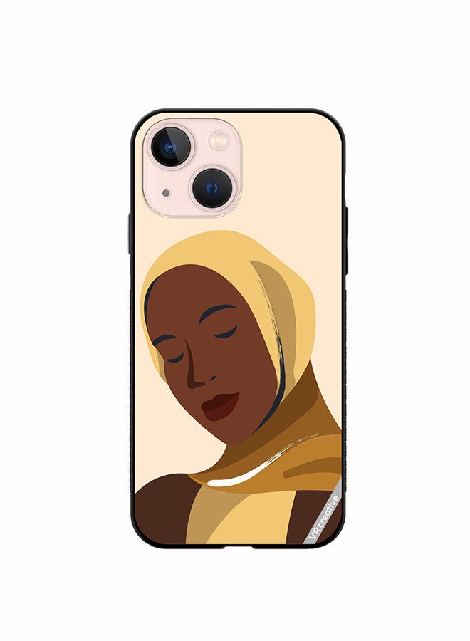 VR CREATIVE Protective Case Cover For Apple iPhone 14 Cartoon Woman Shape Design Multicolour - Image 1