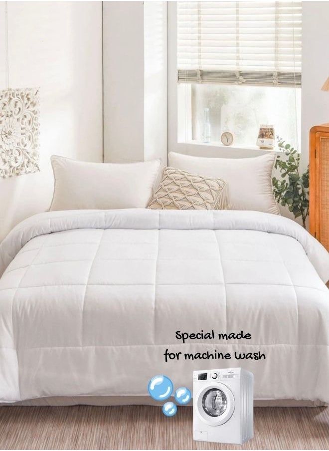 LUNA Home - King/Queen/Single size variation soft and comfortable white comforter - Image 1