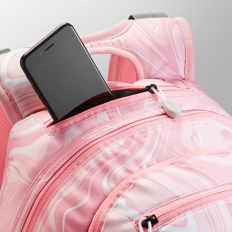High Sierra Loop Backpack, Travel, or Work Bookbag with tablet sleeve, One Size, Pink Marble - Bubblegum Pink - Image 5