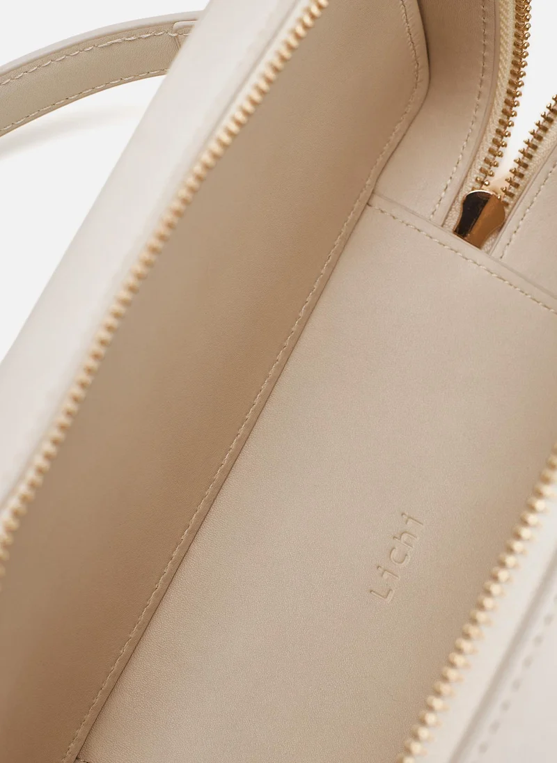 Lichi  Cylindrical eco-leather bag with thin strap for Women | Best Price UAE