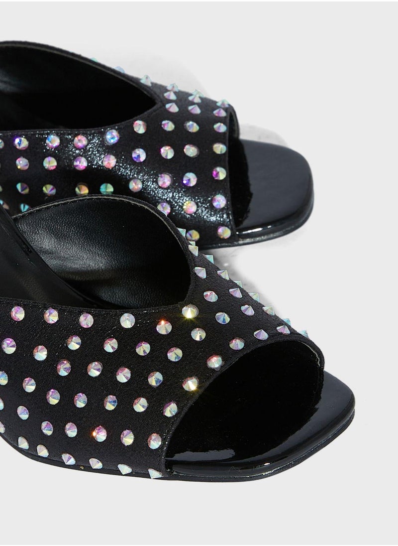 FYOR - Casual Mid Heel Sandals - Image 1