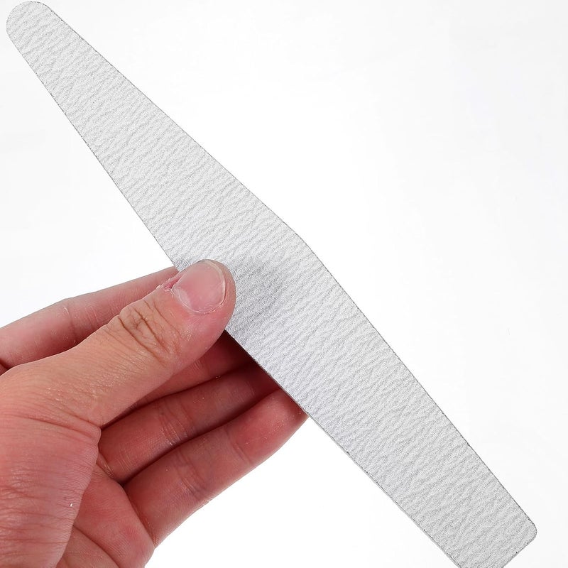 10pcs Double-Sided Nail Buffer Sponge Files Grey Small Nail File for Natural Professional Manicure Tool for Salon and Home Use - Image 4