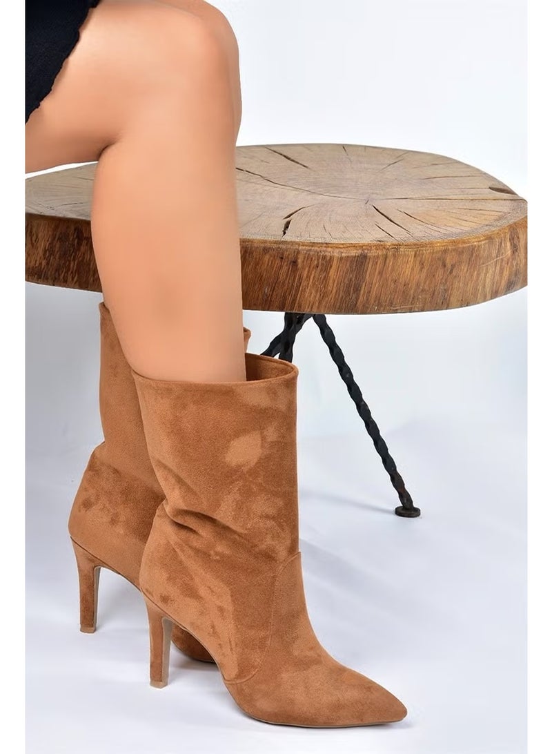 Fox Shoes أحذية نسائية من الجلد المدبوغ بلون تان L404891302 - Image 3