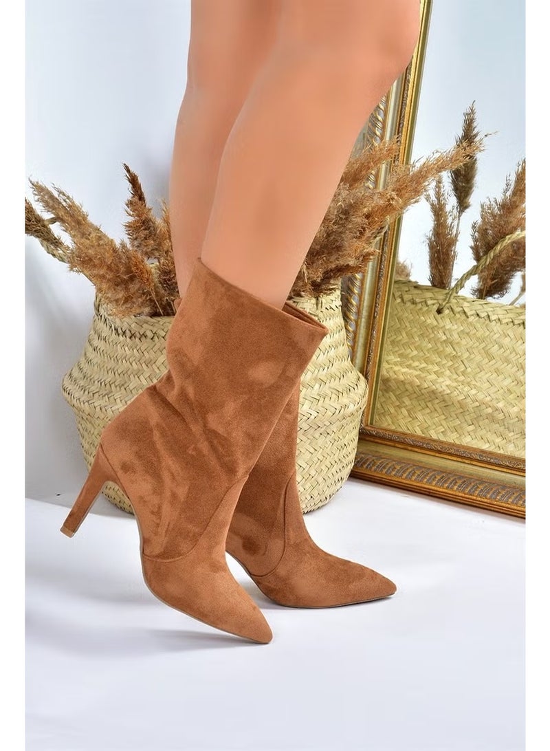 Fox Shoes أحذية نسائية من الجلد المدبوغ بلون تان L404891302 - Image 4