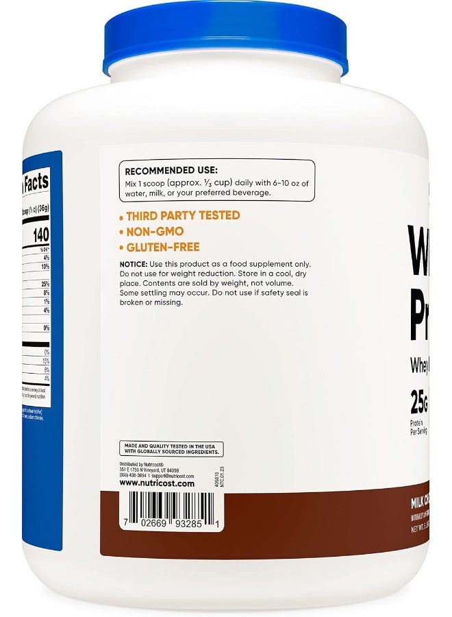 Nutricost Whey Protein Concentrate 5Lbs Chocolate - Image 3